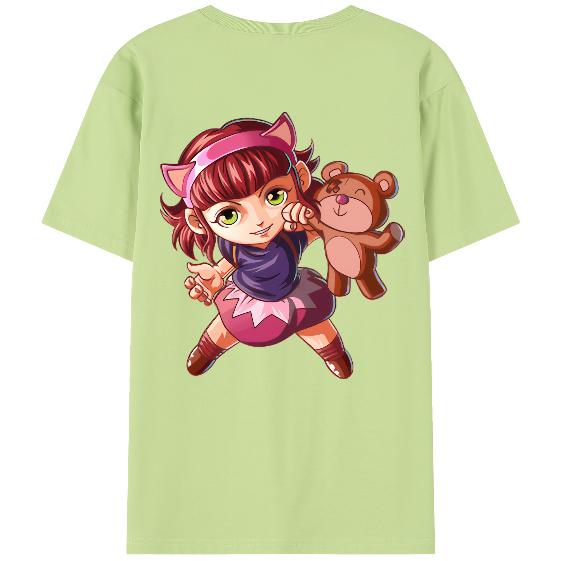 リーグ・オブ・レジェンド League of Legends LOL 綿100％半袖Tシャツ（背面プリント）